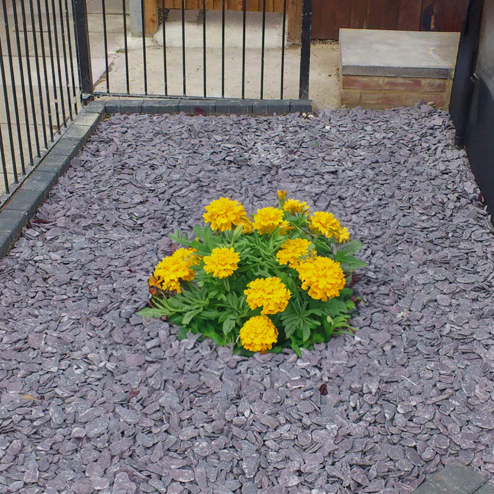40mm Plum Slate Chippings - Image 3