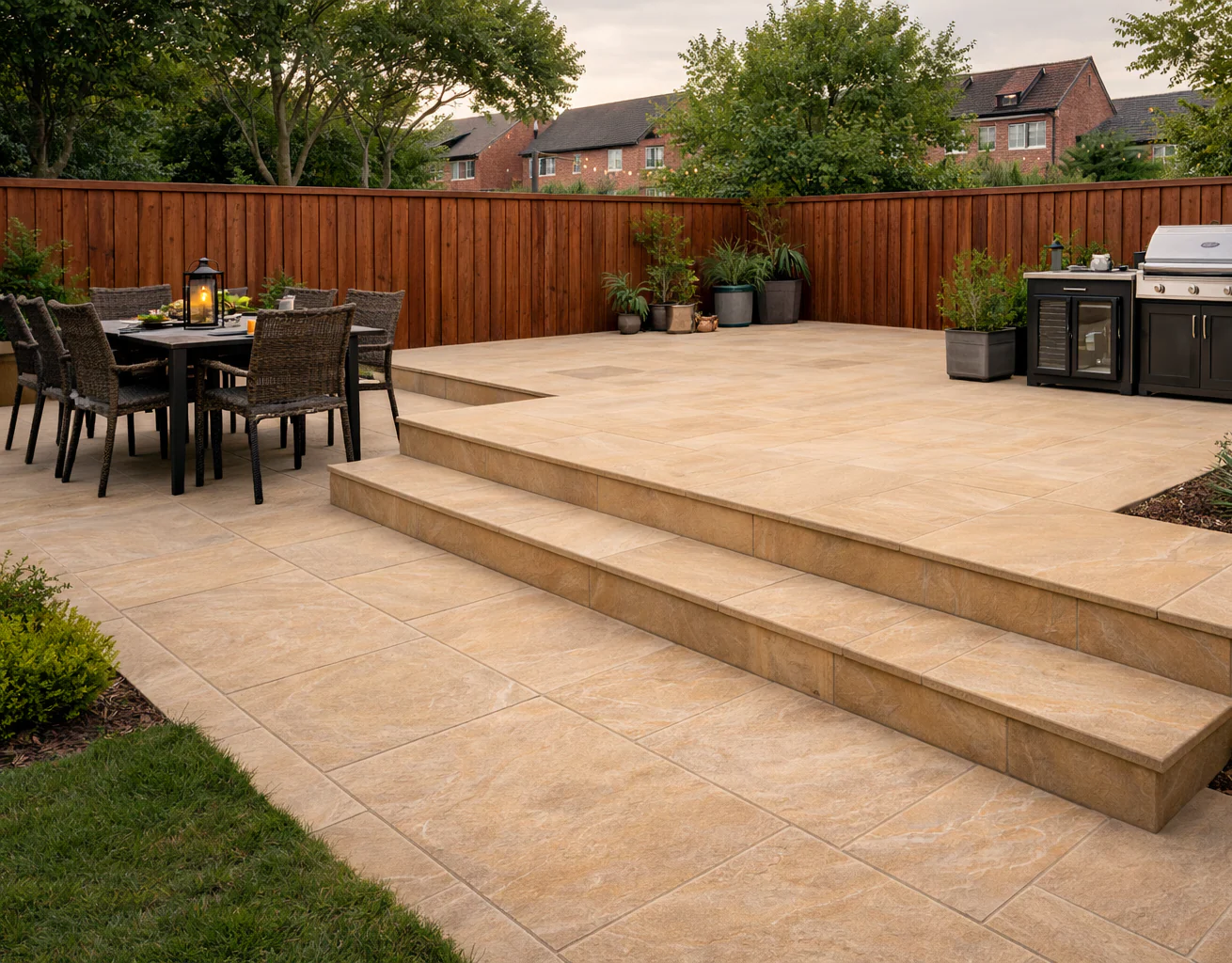 Beige Bullnose Steps 350x1000x40mm (Buff) - Image 3