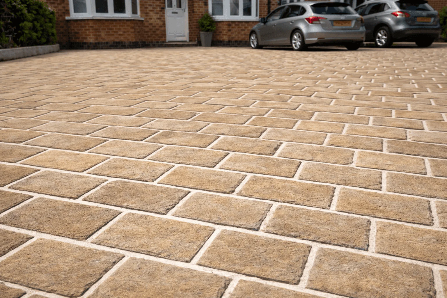 Grey / Beige 200x100x50mm Block Paving (Setts Kandla Grey / Raj Green) - Image 5
